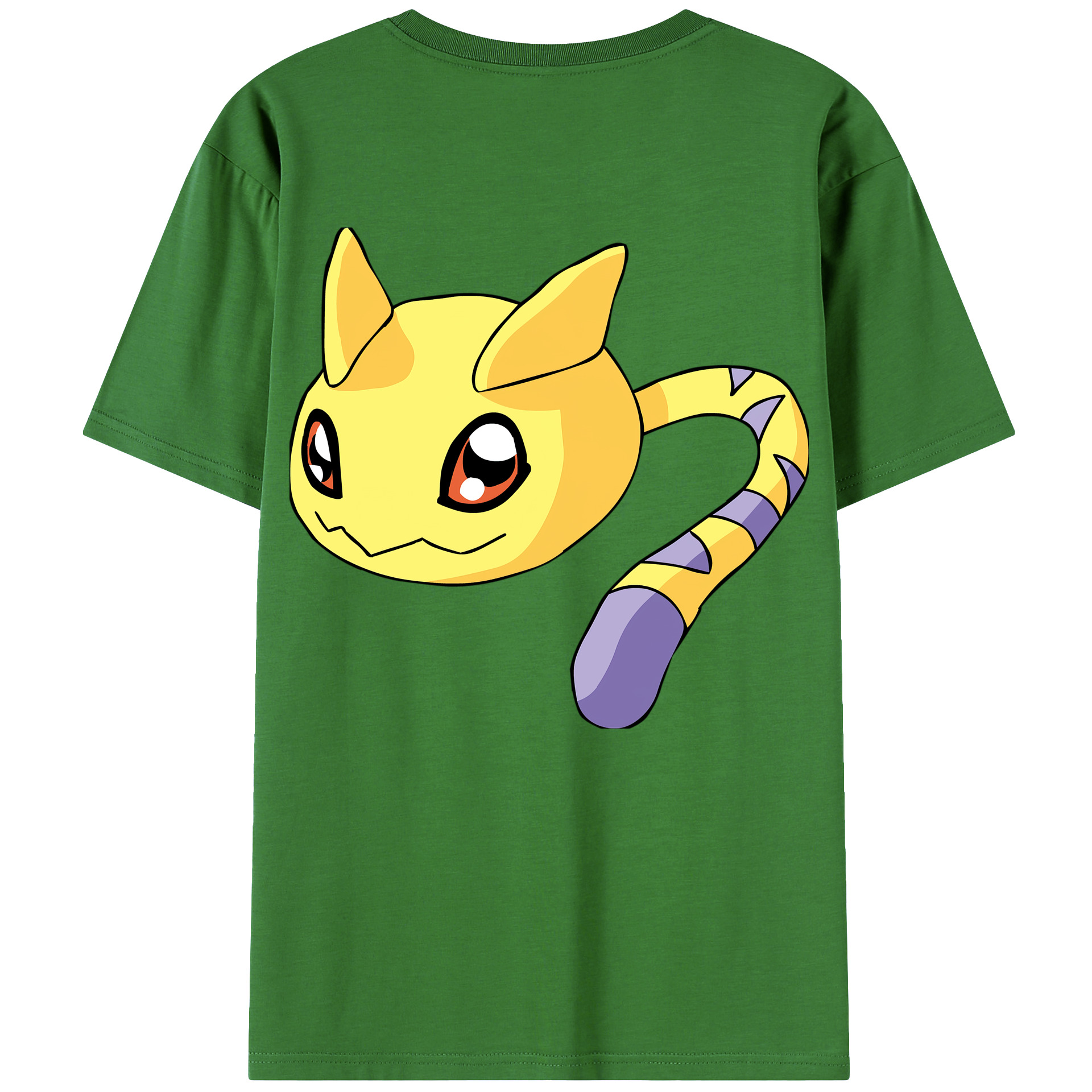 （画像用） Digimon デジタルモンスター/デジモン レディース半袖Tシャツ(バックプリント)